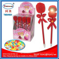 Valentine Rose Pen Toy com luz e doces